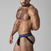 Locker Gear LK0526 Push It Jockstrap Blue