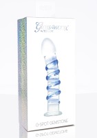 ToyJoy Glass Worxx G-Spot Gemstone Dildo