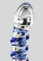 ToyJoy Glass Worxx G-Spot Gemstone Dildo