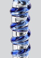 Skleněné dildo ToyJoy Glass Worxx G-Spot Gemstone