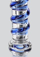 Skleněné dildo ToyJoy Glass Worxx G-Spot Gemstone