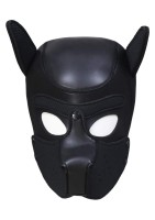 Psia maska Ouch! Puppy Play Puppy Hood čierna