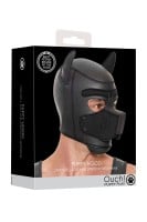 Psia maska Ouch! Puppy Play Puppy Hood čierna