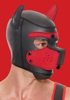 Psia maska Ouch! Puppy Play Puppy Hood modrá