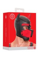 Psia maska Ouch! Puppy Play Puppy Hood čierna