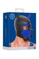 Psia maska Ouch! Puppy Play Puppy Hood modrá