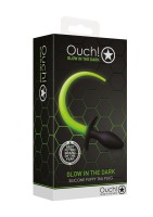 Análny kolík s chvostom Ouch! Glow in the Dark