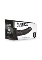 Duté připínací dildo RealRock Hollow Strap-On 6″ tělové