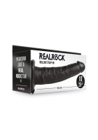 Duté připínací dildo RealRock Hollow Strap-On 10″ tělové