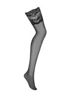 Punčochy Obsessive 810-STO-1 Stockings černé