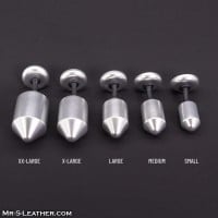 Mr. S Leather WMCBP The Original Metal Butt Plug Medium