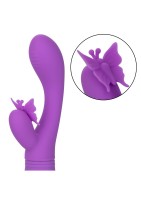 CalExotics Butterfly Kiss Flutter Rabbit Vibrator Pink