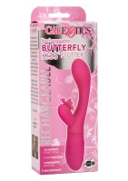 CalExotics Butterfly Kiss Flutter Rabbit Vibrator Pink