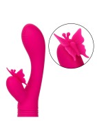 CalExotics Butterfly Kiss Flutter Rabbit Vibrator Pink