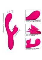 CalExotics Butterfly Kiss Flutter Rabbit Vibrator Purple