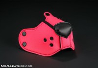 Mr. S Leather Neoprene K9 Muzzle Pink