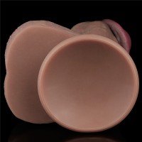 Realistické dildo Lovetoy Dual Layered Silicone Cock XXL 11″