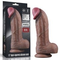 Lovetoy Dual Layered Silicone Cock XXL 11″