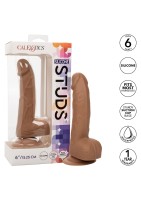 CalExotics Silicone Studs Realistic Dildo 6″ Brown