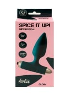 Lola Games Spice It Up New Edition Glory Vibrating Butt Plug Dark Green