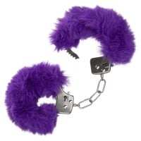 Plyšová pouta CalExotics Ultra Fluffy Furry Cuffs růžová