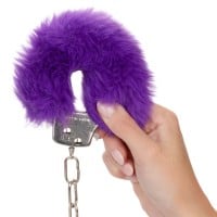 CalExotics Ultra Fluffy Furry Cuffs Purple