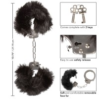 Plyšová pouta CalExotics Ultra Fluffy Furry Cuffs růžová