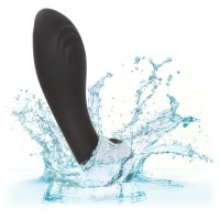 CalExotics Eclipse Liquid Silicone Flex Probe Vibrating Butt Plug Black