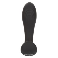 CalExotics Eclipse Liquid Silicone Flex Probe Vibrating Butt Plug Black