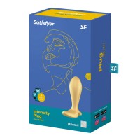 Vibračný análny kolík Satisfyer Intensity Plug žltý