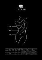 Set erotického prádla Le Désir Duo Net Key-Hole XL–4XL