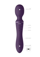 Vive Enora Wand & Vibrator Black