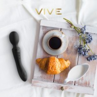 Vive Enora Wand & Vibrator Black