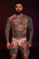 Twisted Beast Y2K Brief Pink