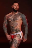 Twisted Beast Insignia Jock Red