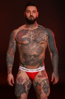 Twisted Beast Insignia Jock Red