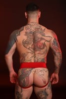 Twisted Beast Locker Jock Red