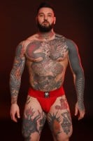 Twisted Beast Locker Jock Red