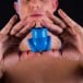 Zizi Megamen Cocksling Cock Ring & Ball Stretcher Fluo Blue