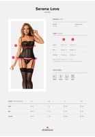 Obsessive Serena Love Corset and Thong Set