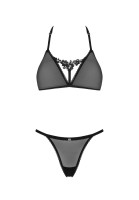 Obsessive Celia Noir Sexy Lingerie Set