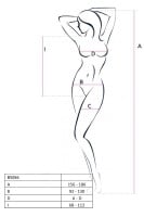 Erotické body Passion BS086 černé