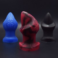 Topped Toys Lotus Butt Plug 80 Blue Steel