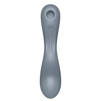 Vibrátor s tlakovými vlnami Satisfyer Curvy Trinity 1 Bluegrey