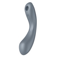 Vibrátor s tlakovými vlnami Satisfyer Curvy Trinity 1 Bluegrey