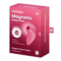 Satisfyer Magnetic Deep Pulse Clitoral Stimulator Terracotta