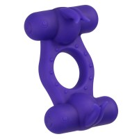 Vibračný erekčný krúžok CalExotics Silicone Rechargeable Triple Orgasm Enhancer