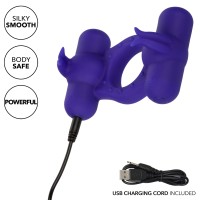 CalExotics Silicone Rechargeable Triple Orgasm Enhancer