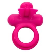 CalExotics Silicone Rechargeable Butterfly Dual Ring