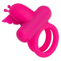 CalExotics Silicone Rechargeable Butterfly Dual Ring